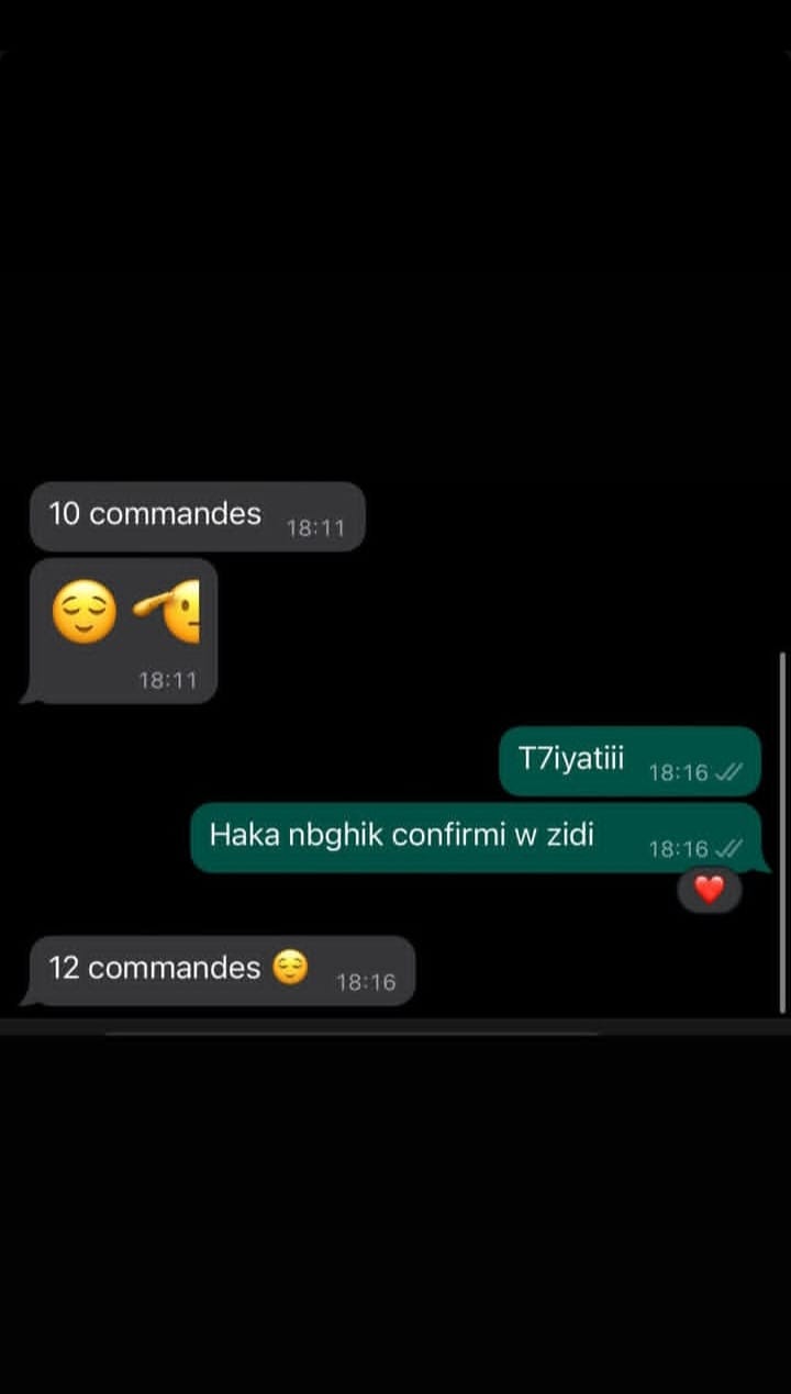 Order confirmations